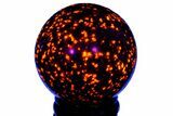 Highly Fluorescent Yooperlite Sphere - Michigan #176738-3